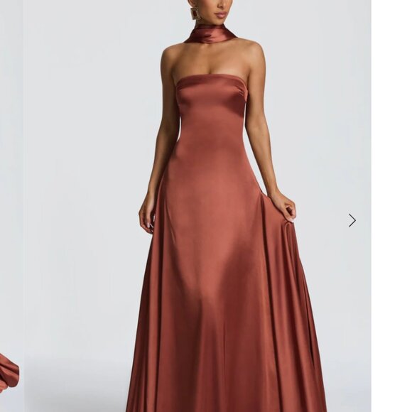 Babyboo Morven Maxi Dress (rust)  - NWT - Picture 5 of 5